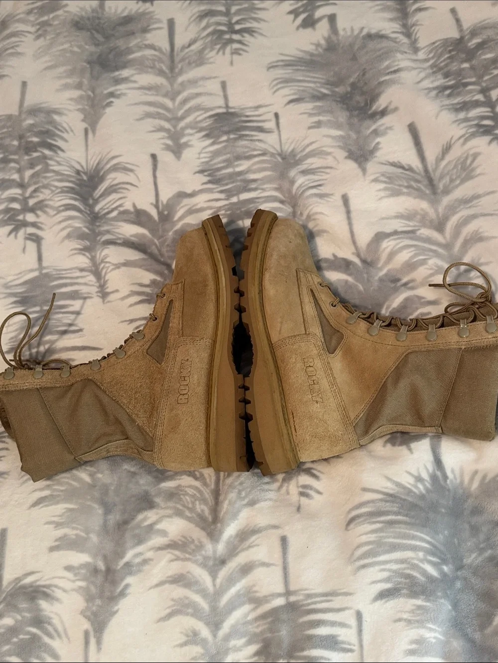 ROCKY US Army Desert Tan Hot Weather Combat Boots